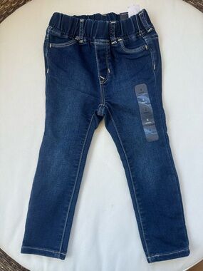 GAP Girls' Dark Blue Denim Jeggings 3T